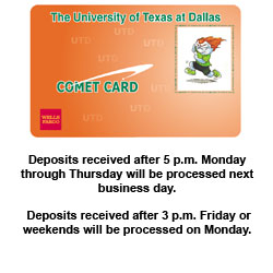 card ets student Deposit Make a UT$